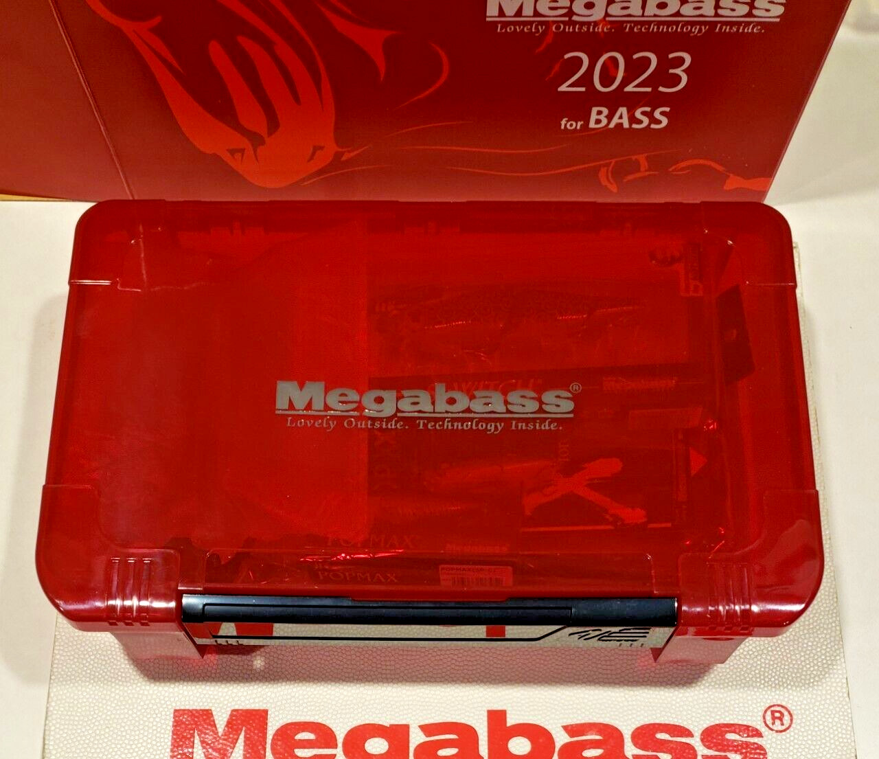 WOW! Megabass 2023 LUCKY BOX  "RED AROWANA POPMAX SET" FREE SHIPPING - Image 9