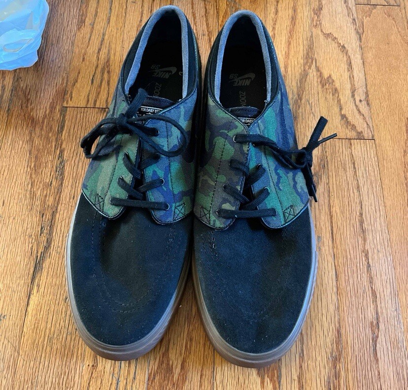 Nike Zoom Stefan Janoski ERDL Mens Size 14 Sneakers Shoes  display picture 3