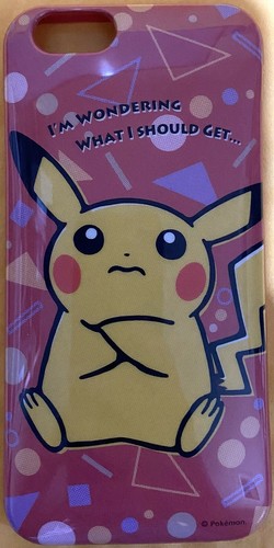 Pokemon Pikachu I M Wondering What I Should Get Red Iphone 6s 6 Hard Case Ebay