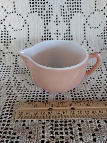 RETRO 1950s HAZEL ATLAS PASTEL BROWN LITTLE HOSTESS PARTY SET TEAPOT W/OUT LID: