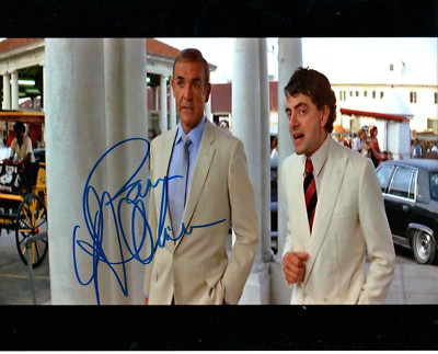 ROWAN ATKINSON JAMES BOND AUTOGRAMM NIGEL SMALL-FAWCETT SIGN DETAILS COA 10-8