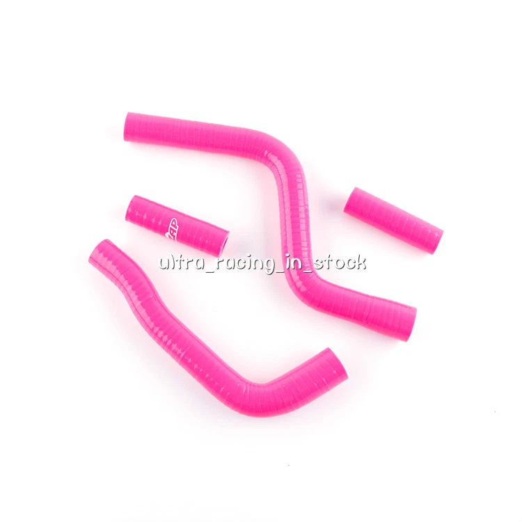 PINK YAMAHA YZ125 2003-2014 2004 2005 2006 2007 SILICONE RADIATOR COOLANT HOSES - Image 4 of 4