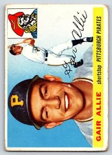 1955 Topps #59 Gair Allie Pittsburgh Pirates Good 24510