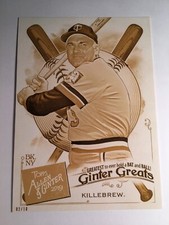2019 Topps Allen & Ginter Ginter Greats 5x7 Harmon Killebrew Twins 22 /10