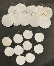 20 St&uuml;ck Bildaufh&auml;nger-Set Textil verst&auml;rkt, 10 x 30 mm + 10 x 40 mm, gummiert