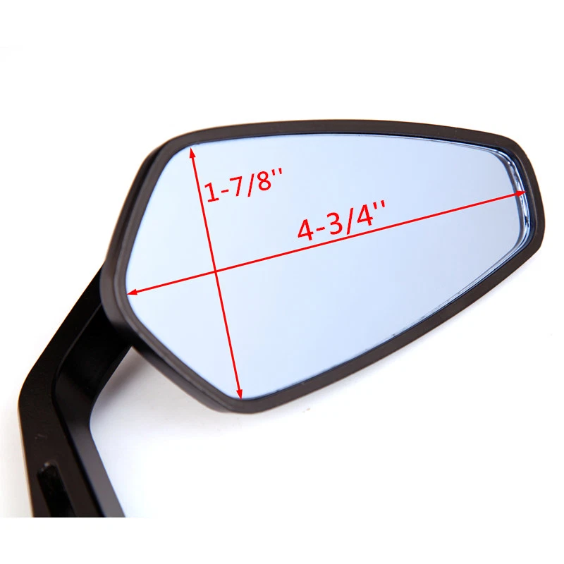 Espejos retrovisores de extremo de manillar para moto Ducati Monster 900 800 750 600 7/8" 22 mm Foto 2 de 4