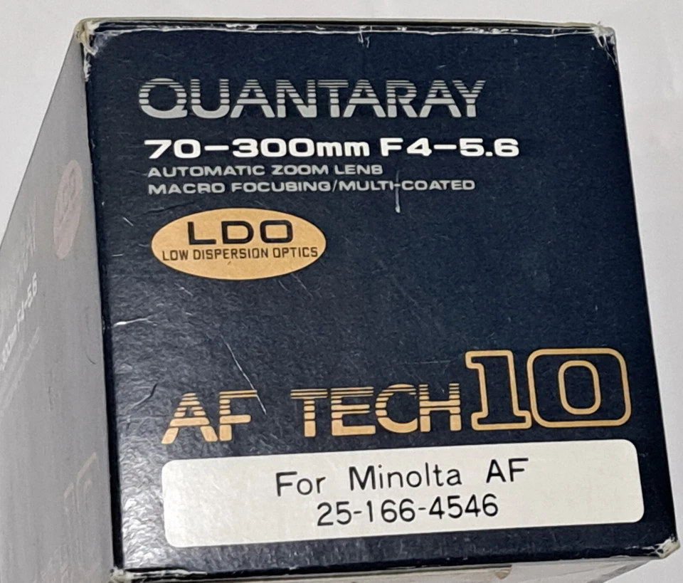 Quantaray Minolta AF Tech-10 High Speed 70-300mm f/4.0-5.6 Lens For Minolta - Image 2 of 4