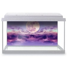 Fish Tank Background Purple Super Moon Sky Clouds #51828