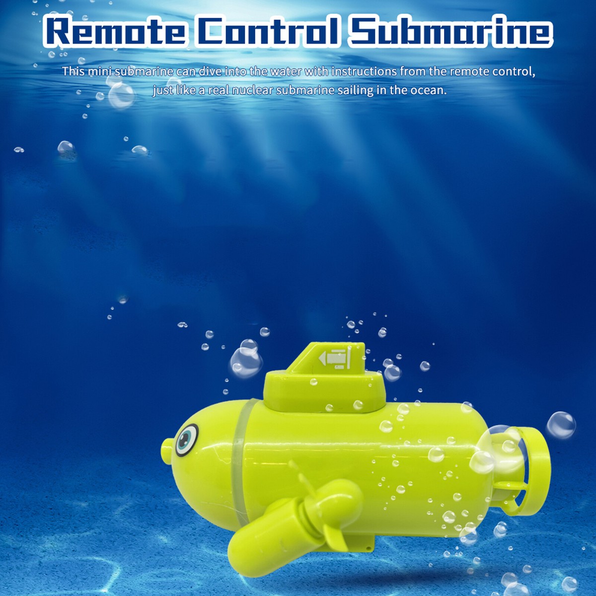 Mini Remote Control Submarine for Boys Girls 4CH RC Boat Forward