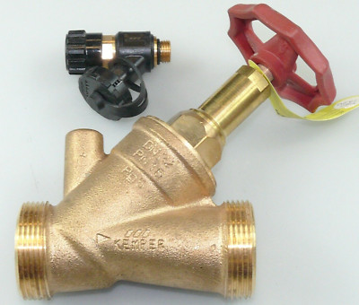 KEMPER WESER FREISTROMVENTIL DN32 x 1 1/2'' AG SCHRÄGSITZVENTIL ABSPERRVENTIL