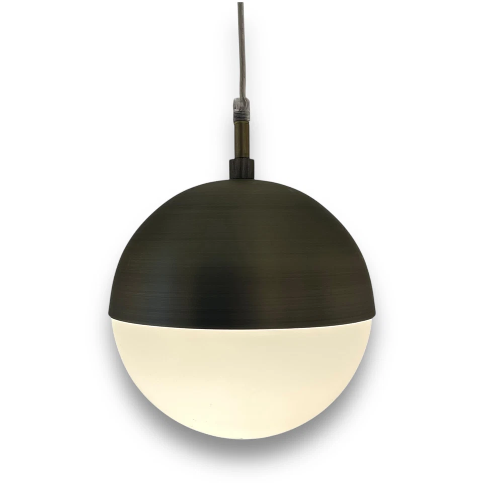 Globo colgante LED luz colgante 8 pulgadas con cable largo e interruptor Foto 3 de 4