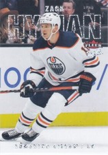 2021/22 FLEER ULTRA..ZACH HYMAN..SILVER FOIL..CARD # 80..OILERS..COMBINED SHIP