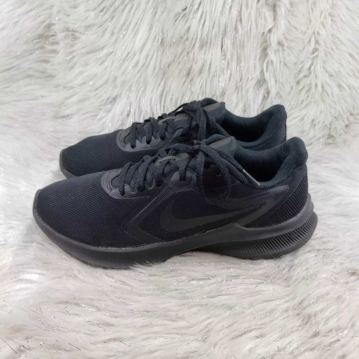 Nike downshifter triple black cheap