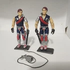 Vintage 1985 GI Joe ARAH Tomax and Xamot Action Figure Lot Cobra W/ Accessories