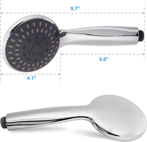 High Pressure Handheld Shower Head  5-Settings Powerful Water Spray Shower Head - Picture 6 of 12