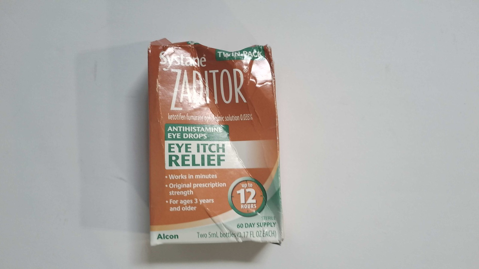 Twin Pack 5ml Bottles, New Dmgd Free S&h 2027