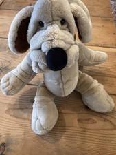 VTG 1981 WRINKLES Dog Plush Ganz Bros Floppy Hound Stuffed Animal w/Tag Hand Pup