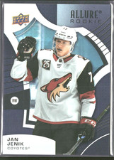 21 22 UD ALLURE BLACK RAINBOW ROOKIE JAN JENIK #140