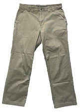 Duluth Trading Pants Mens 35x31 Flex Fire Hose Relaxed Fit Canvas Carpenter