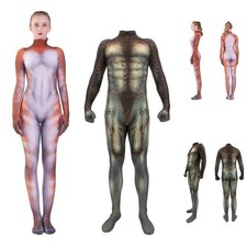 Cosplay Xenomorph Predator Jumpsuit Adult Kids Bodysuit Halloween Zentai Costume