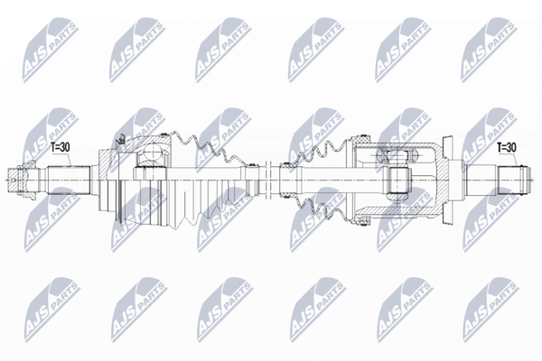 NTY NPW-TY-121 Antriebswelle Vorne Links Rechts FüR Toyota-image