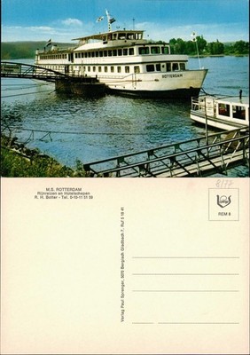 Ansichtskarte  M.S. ROTTERDAM Schiffsfoto AK Ship Photo Postcard 1977