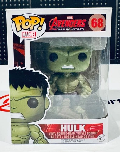 Funko Pop! 68 Hulk Marvel Avengers Age of Ultron Vinyl Figure NIB FREE SHIPPING