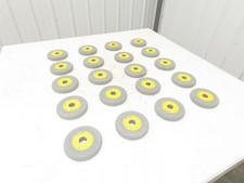 Norton 53A90-K7VBE Rounded Grinding Wheel 5" Dia x 7/8"W x 1" Arbor Lot of 20