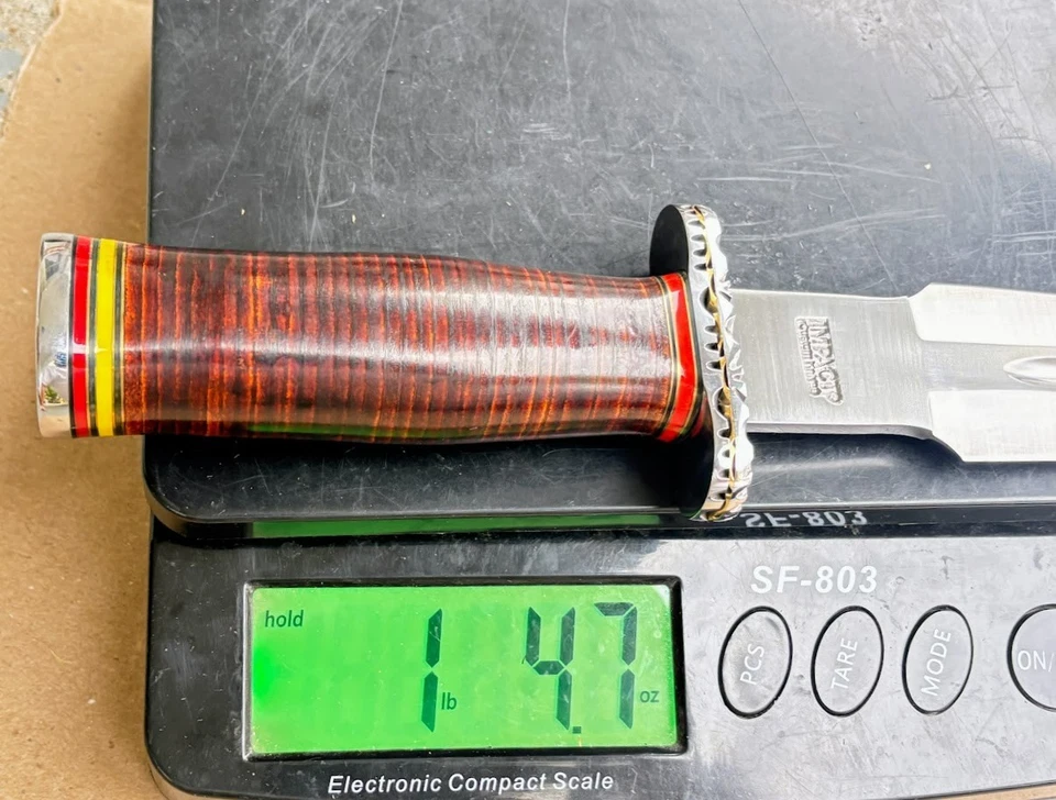 Impact Cutlery Custom Handmade Spearpoint Knife UNUSED 17.5" Dagger Sword Knives - Image 3 of 4