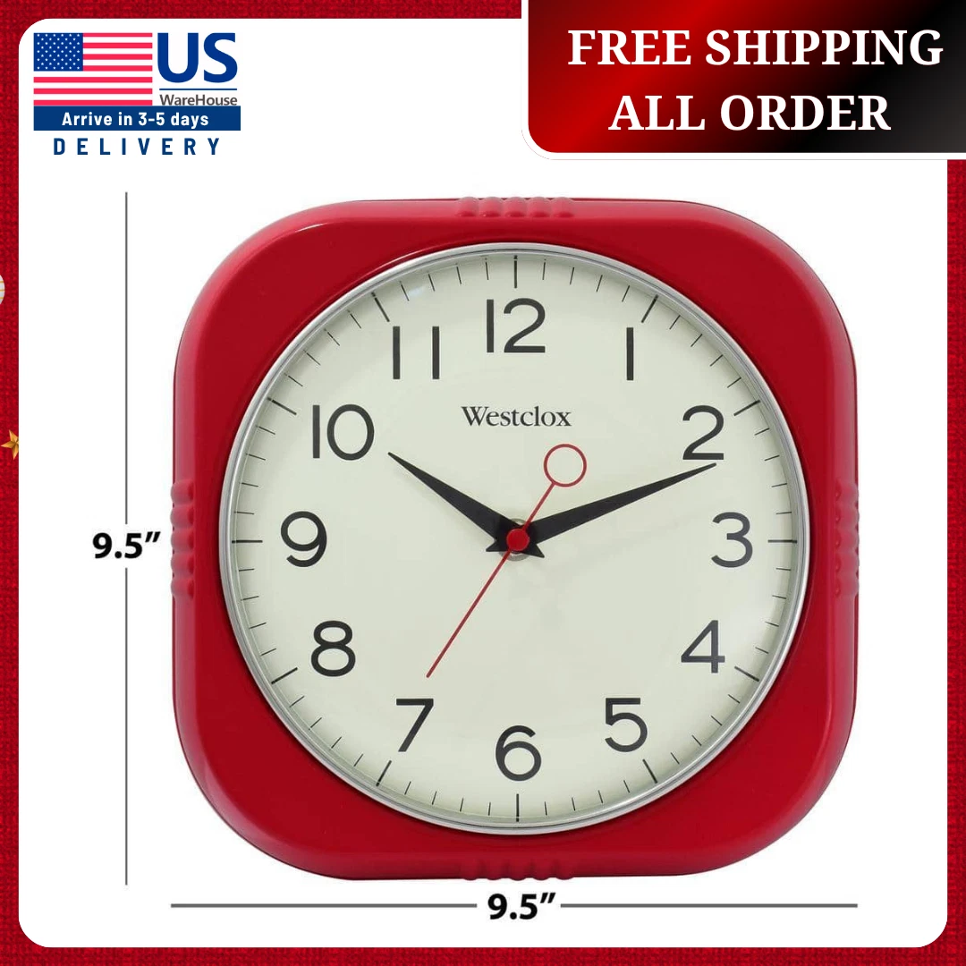 Metal Vintage/Retro Wall Clocks for sale | eBay