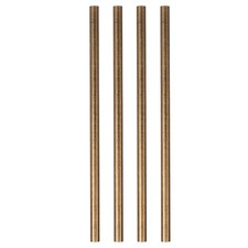 4 Pcs Handle Rivet Lathe Bar Brass Rods Rivets Pin Solid Round Pins for Handles
