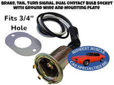 GM Park Tail Stop Turn Signal Side Light Lamp Bulb Wiring Harness Socket D34