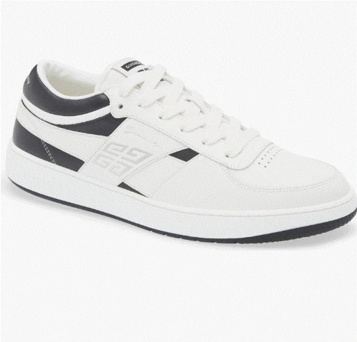 Givenchy — Givenchy Men's G Move Low Top White Balck Sneaker, Size 11US (44EUR)