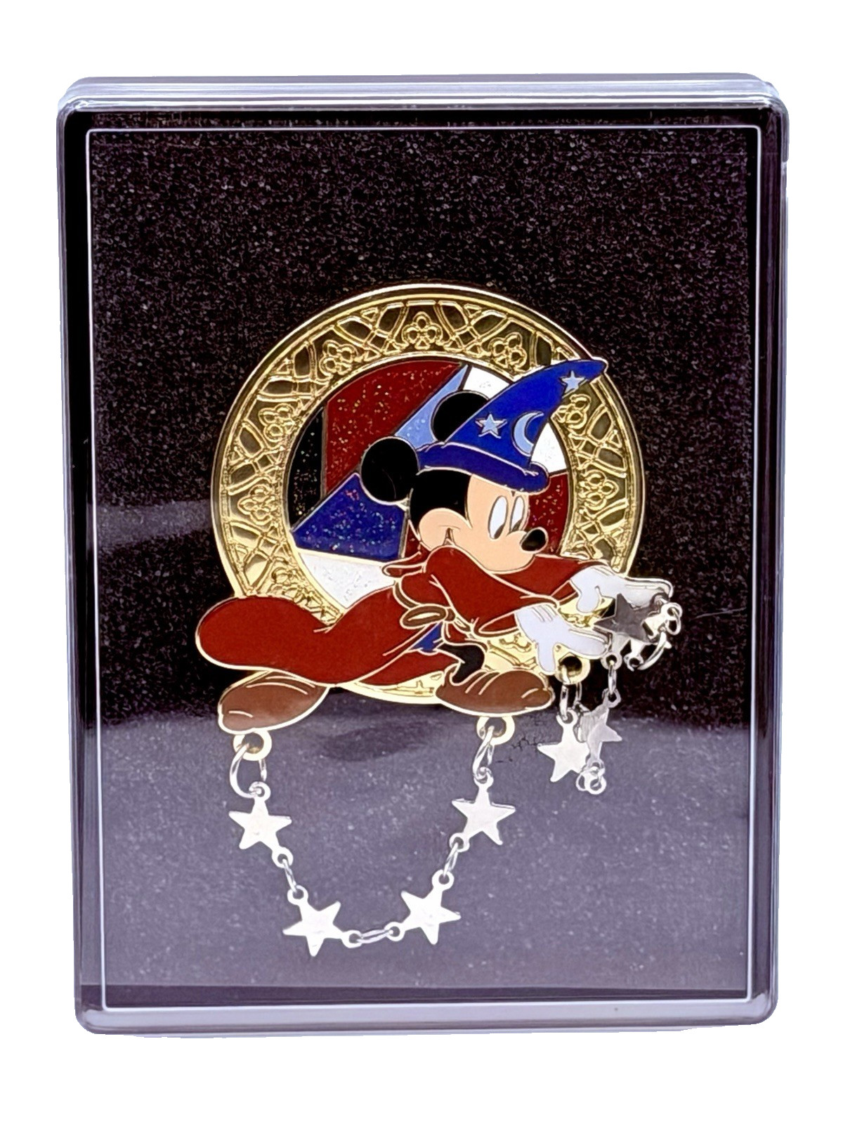 Disney Japan Fantasia 85th Anniversary Mini Jumbo Pin 2025 Sorcerer Mickey