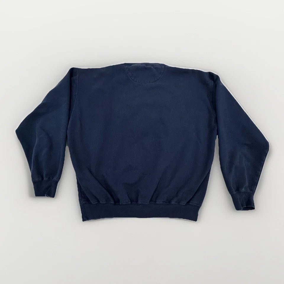 Sudadera Pullover Ralph Lauren Chaps Años 90 De Colección Para Hombre Grande Deletreada Bandera de EE. UU. Foto 3 de 4