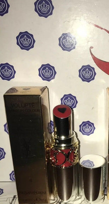 YSL Volupte Plump In Colour Lip Balm LUNATIC RED NEW