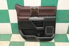 15-20 F150 Crew Brown Leather Black Driver Lh Lr Rear Woodgrain Door Trim Panel 15-20 F150 Crew Brown Leather Black Driver Lh Lr Rear Woodgrain Door Trim Panel