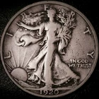 1920 S Walking Liberty Half Dollar - VF - 90% Silver 50C