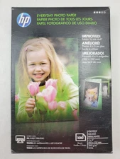 HP 100 Sheets Everyday 4"x6" Glossy Photo Paper Ink Jet Printers CR759A