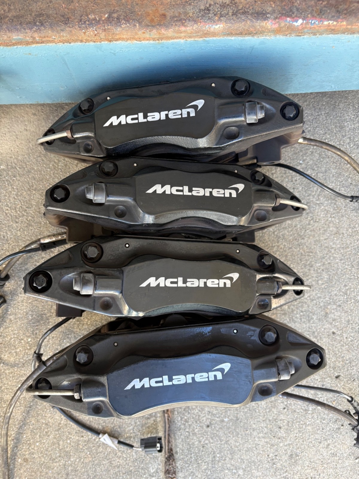 McLaren Brembo Full Set Brake Caliper Black McLaren 650S MP4-12C 12C