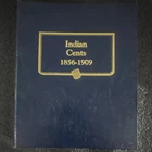 Indian Head Small Cent Album Collection 1856-1909 with Flying Eagle Coins