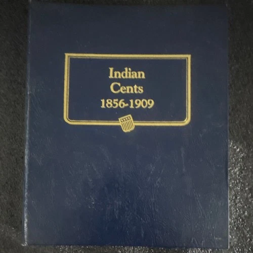 Indian Head Small Cent Album Collection 1856-1909 with Flying Eagle Coins