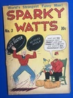 Columbia Comics - Sparky Watts #3 - World War II/WW2/Hitler/1943 - VG/VG-