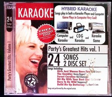 VARIOUS ARTISTS ALL STAR KARAOKE PARTY'S GREATEST HITS: VOLUME 1 CD 7571