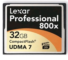Lexar Professional 32GB 800x - CompactFlash I Card - LCF32GCTBNA8002