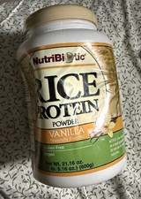 NutriBiotic Raw Rice Protein - Vanilla - 1 lb...