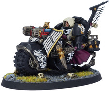 Warhammer 40K Dark Angels Ravenwing Black Knights Command Champion Conversion