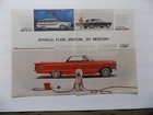 Print Ad 1962 Mercury Meteor Comet Monterey New For 1963 Two Page