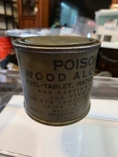 GI WWII Wood Alcohol C Ration Heater Can