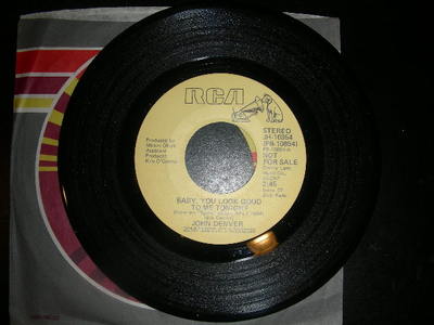 PROMO 45 John Denver ''Baby you look good to me tonight'' RCA 1976 NM